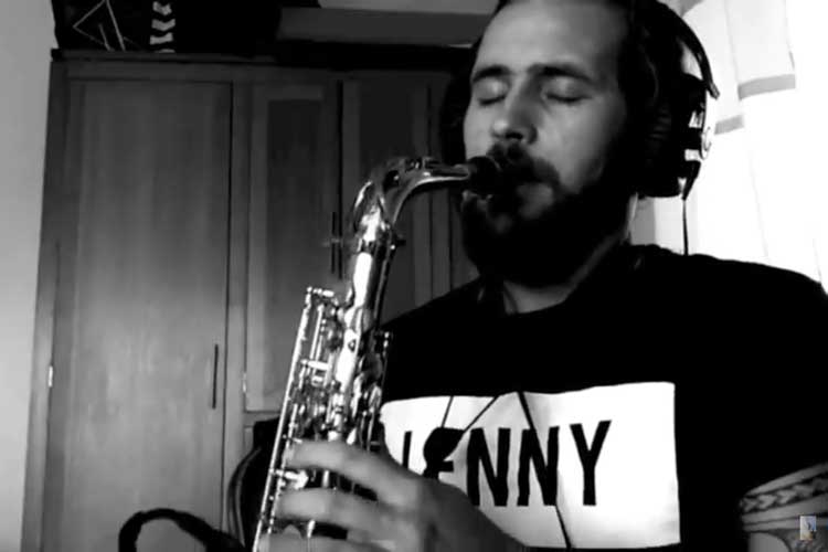 Jim Rolland - Jimmy Sax Playing Saxophone