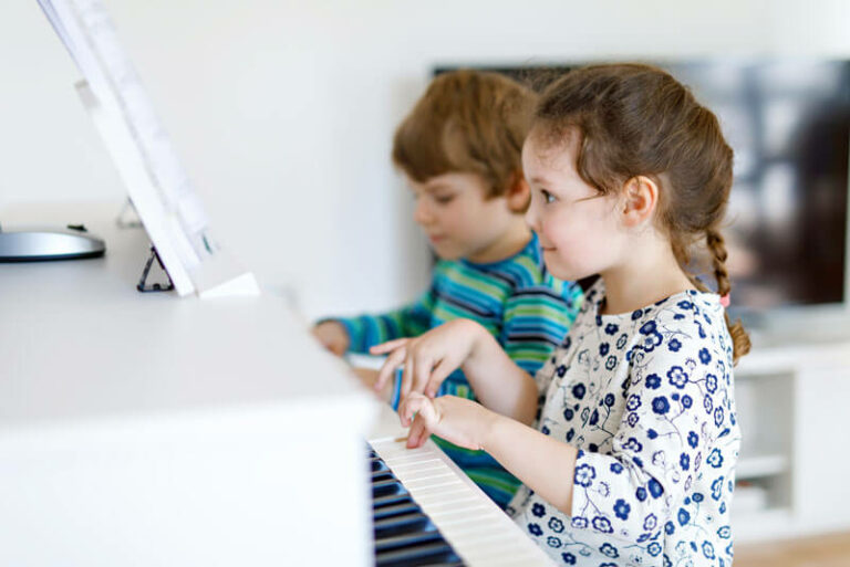 Piano lessons help children learn music theory, rhythm,technique