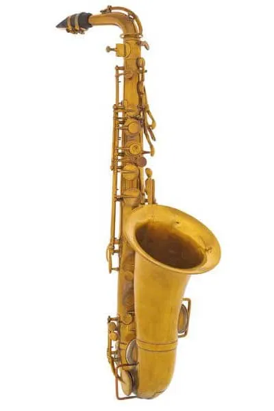 First Saxophone was made of wood