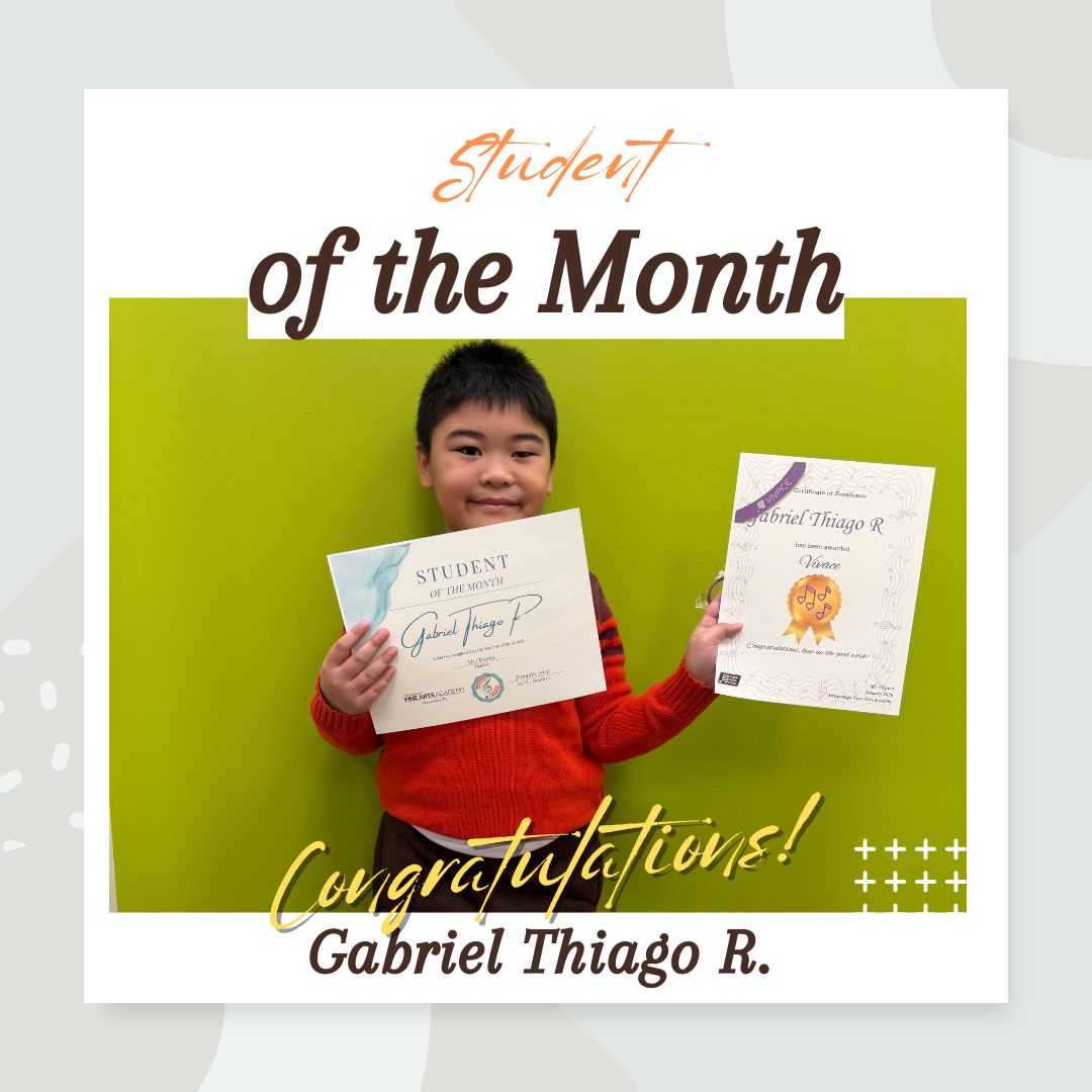 Student of The Month January 2026