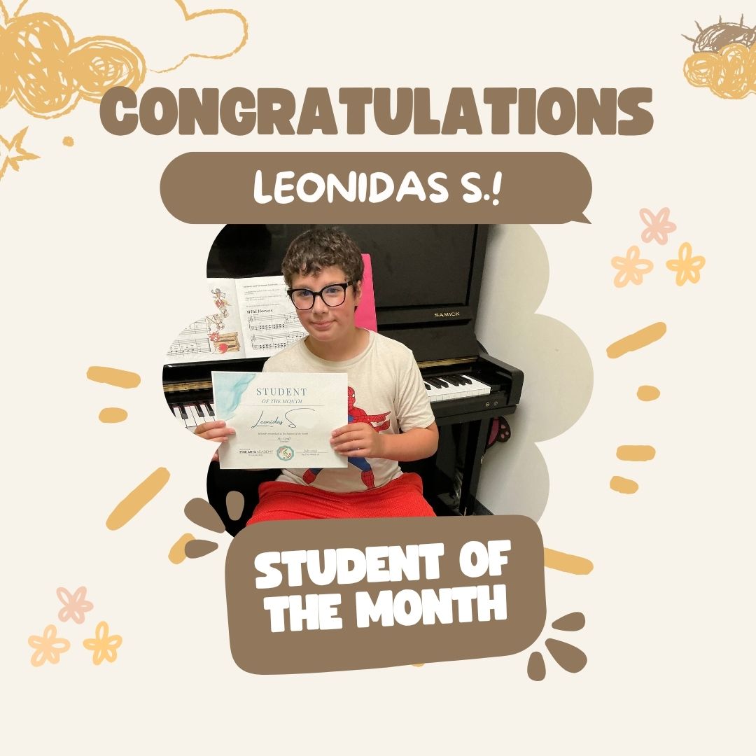 Student of the month template